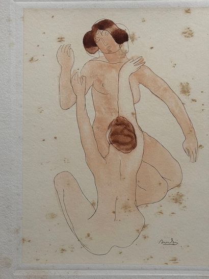 Duo de femmes
Lithographie encadrée d'après...