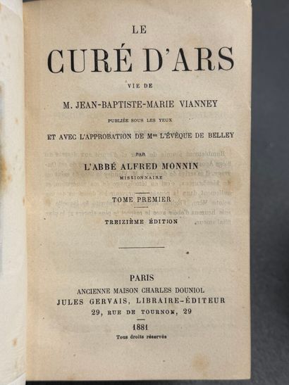 Six livres religieux XIX°: 
-Catéchisme en...