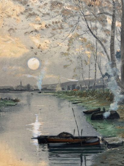 Marie Joseph Léon IWILL (1850-1923) 
Rivière...