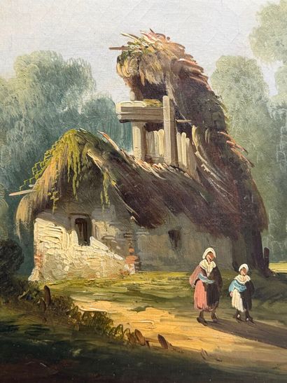 Ecole Française XIX°
Paysages de rivière
Paire...