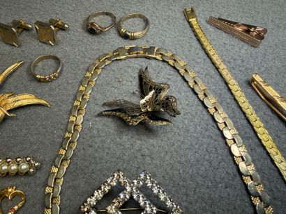 Lot de bijoux fantaisie années 1980