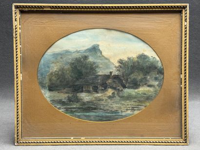 Marie DELESALLE ( fin XIX°)
Paysage
Pastel...