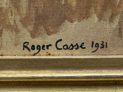 Roger Louis CASSE (1880- 1940). 
Paysage...