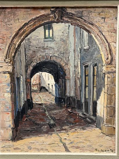 LACROIX début XX°
Porte à Avignon
huile sur...