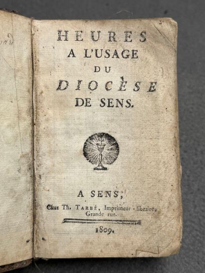Six livres religieux XIX°: 
-Catéchisme en...