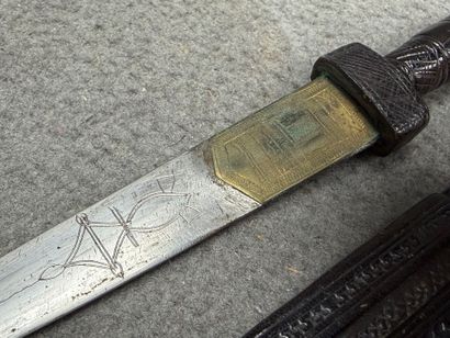 Dague touareg et bracelet africain en bronze....