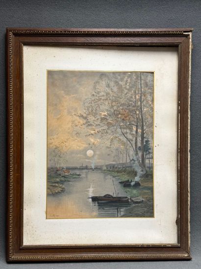 Marie Joseph Léon IWILL (1850-1923) 
Rivière...