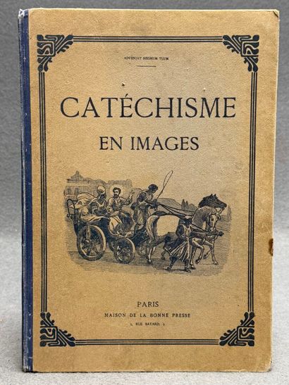 Six livres religieux XIX°: 
-Catéchisme en...