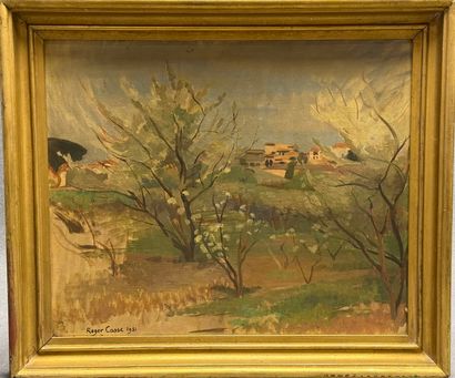Roger Louis CASSE (1880- 1940). 
Paysage...
