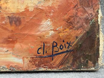 Claude BOIX. 
Nature morte
huile sur toile,...