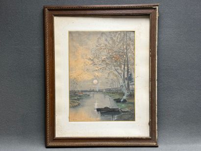 Marie Joseph Léon IWILL (1850-1923) 
Rivière...