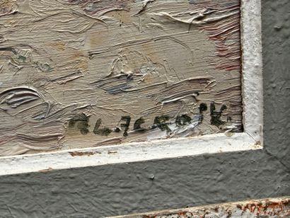 LACROIX début XX°
Porte à Avignon
huile sur...
