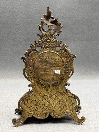 Cartel en régule patiné de style Louis XV
H:...