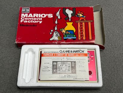 NINTENDO GAME & WATCH WIDE SCREEN
Mario Cement's...
