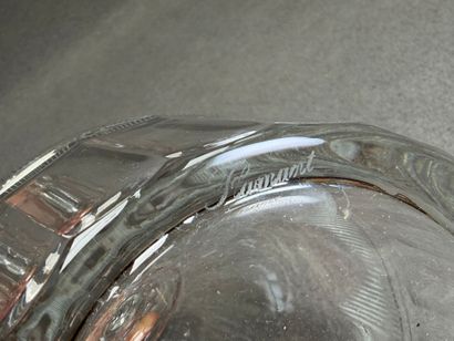 Grande carafe en cristal.
H: 33 cm.