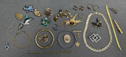 Lot de bijoux fantaisie années 1980