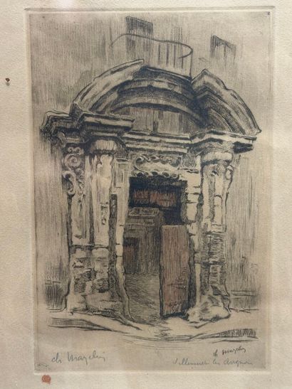 Charles F. MAZELIN (1882-1964) 
Vieille Porte...