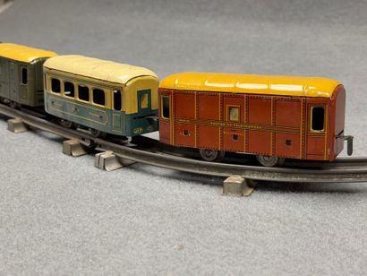 JEP Coffret train en tôle lithographiée