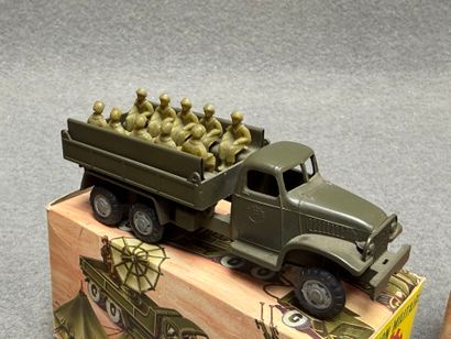 FRANCE JOUETS. 
Six camions militaire:
Radar,...