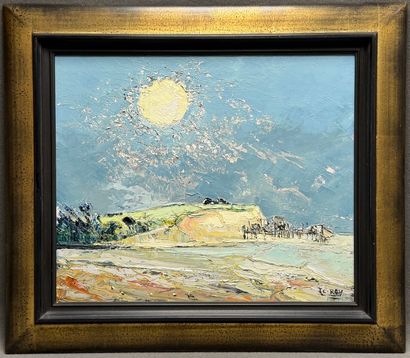 Jean-Claude ROY (1948) 
Les Falaises de Talmont
huile...