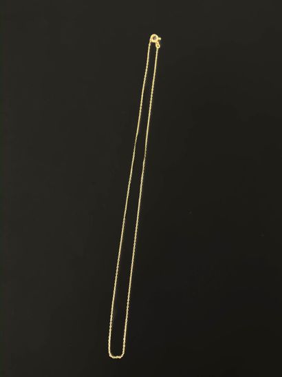 Child's chain in 750°/00 gold, forçat link.
Length:...