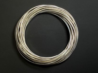 Silver multi-bracelet 
Silver 925°/00.
Inner...