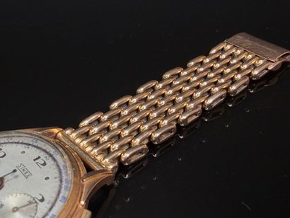 Men's wristwatch in SINEX gold.
Swiss hallmark...