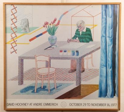 David HOCKNEY (1937) 
Self-portrait with...