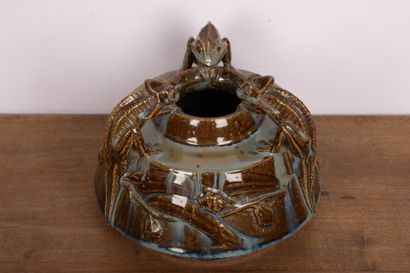 Charles GREBER (1853 - 1935)
Vase circulaire...