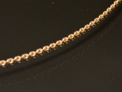 Chain in 750°/00 gold, forçat link.
Length:...