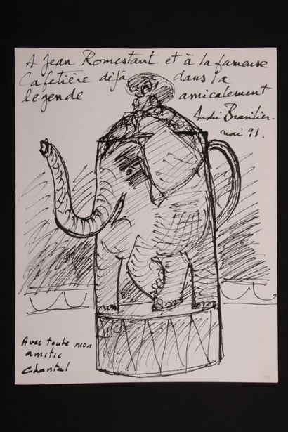 David HOCKNEY (born 1937),
An other Coffee...