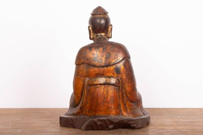 VIETNAM ou CHINE
Moine en prière
Statuette...