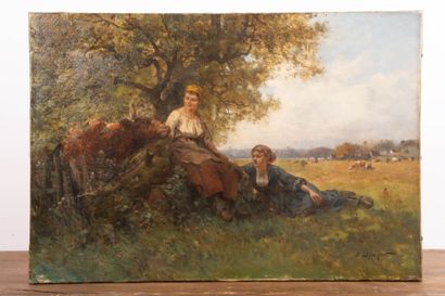 Émile Charles DAMERON (1848-1908)
Vachères...