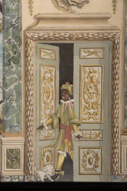 Jean-Pierre FRERE (XX) 
Projet de décor de...