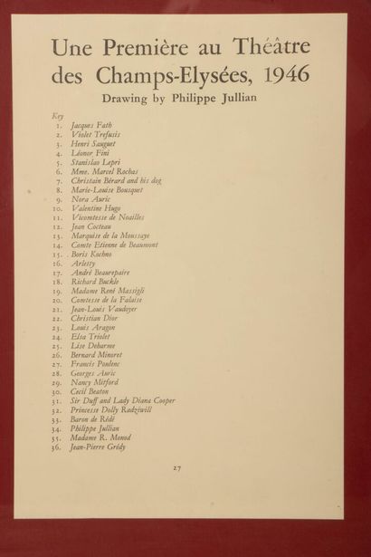 Philippe JULLIAN ( 1919-1977)
Une Première...