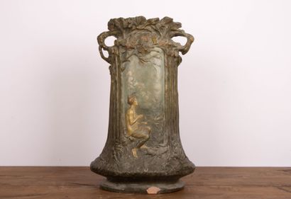 Jules JOUANT (1863-1938) 
Porte-canne en...