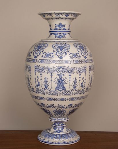 Manufacture de GIEN (1860-1871)
Grand vase...