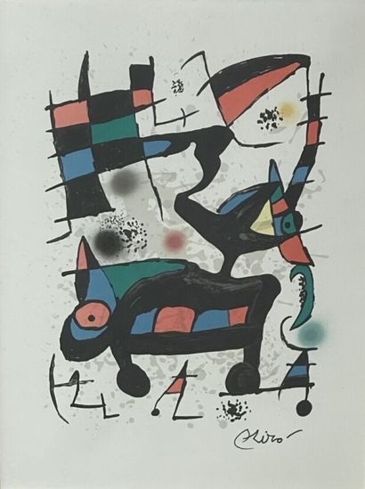 Joan MIRÒ (1893-1983) 
Oda to Joan Miró 
Unnumbered...