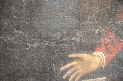 Ecole italienne XVIII°
L'annonciation.
huile...
