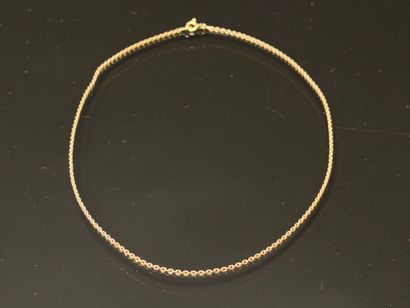 Child's chain in 750°/00 gold, forçat link.
Length:...