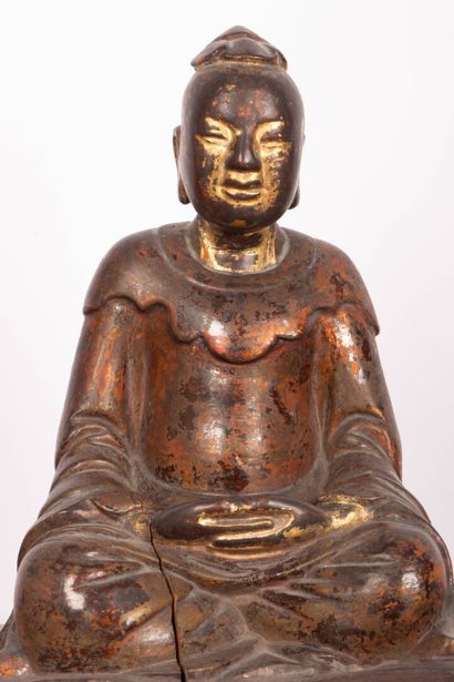 VIETNAM ou CHINE
Moine en prière
Statuette...