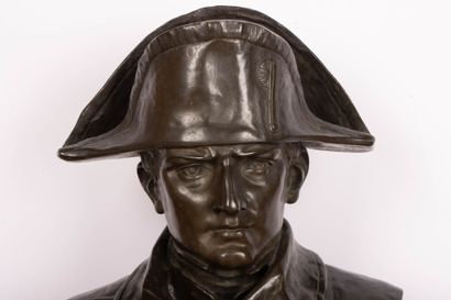 CAVIOLI (XIX-XX) 
Buste de Napoléon
Epreuve...