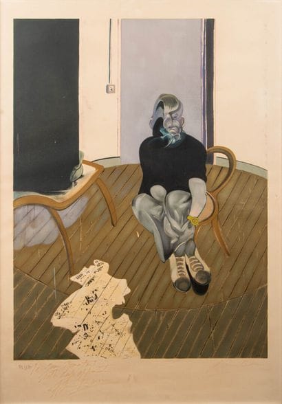 Francis BACON ( 1909-1992) 
Self-portrait
Lithograph...