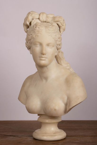 Holme CARDWELL (1813/15-c.1895) d'après 
Vénus
Buste...