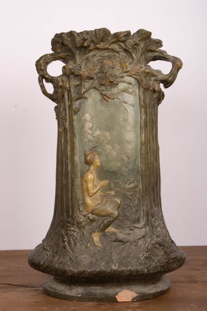 Jules JOUANT (1863-1938) 
Porte-canne en...