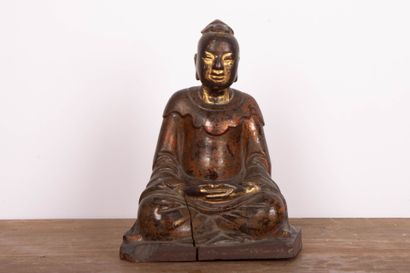 VIETNAM ou CHINE
Moine en prière
Statuette...