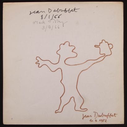 Jean DUBUFFET (1901-1985)
Figure with Coffeepot
Red...
