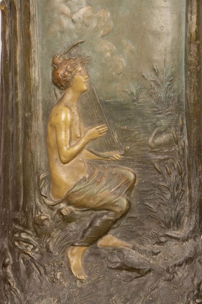 Jules JOUANT (1863-1938) 
Porte-canne en...