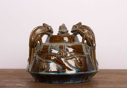 Charles GREBER (1853 - 1935)
Vase circulaire...