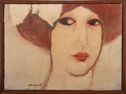 Jeanne SOCQUET (1928)
Portrait of a woman
Oil...